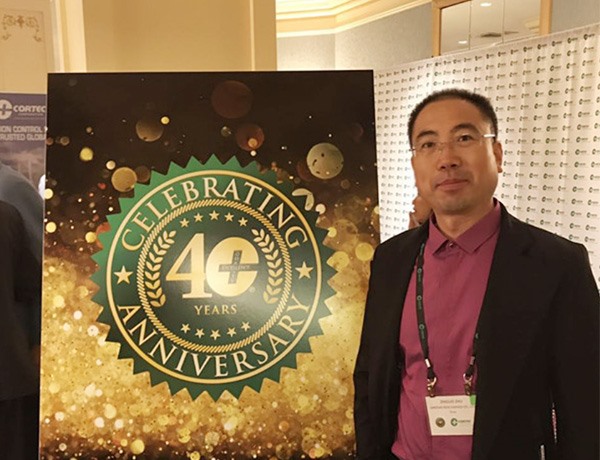 Mr. Zhu was invited to attend the 40th anniversary celebration of CORTEC