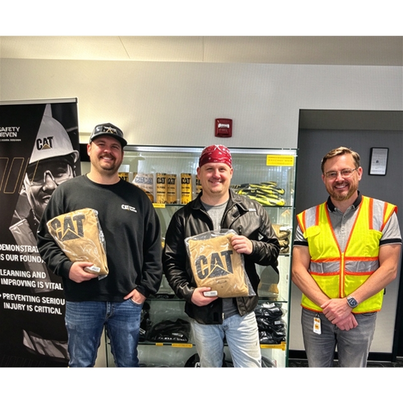 recognition from Caterpillar Brookyn Park team